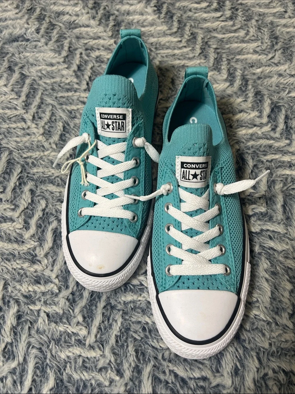 Converse Chuck Taylor All Star Slip-On Low-Top Canvas Sneakers Ocean Drip
